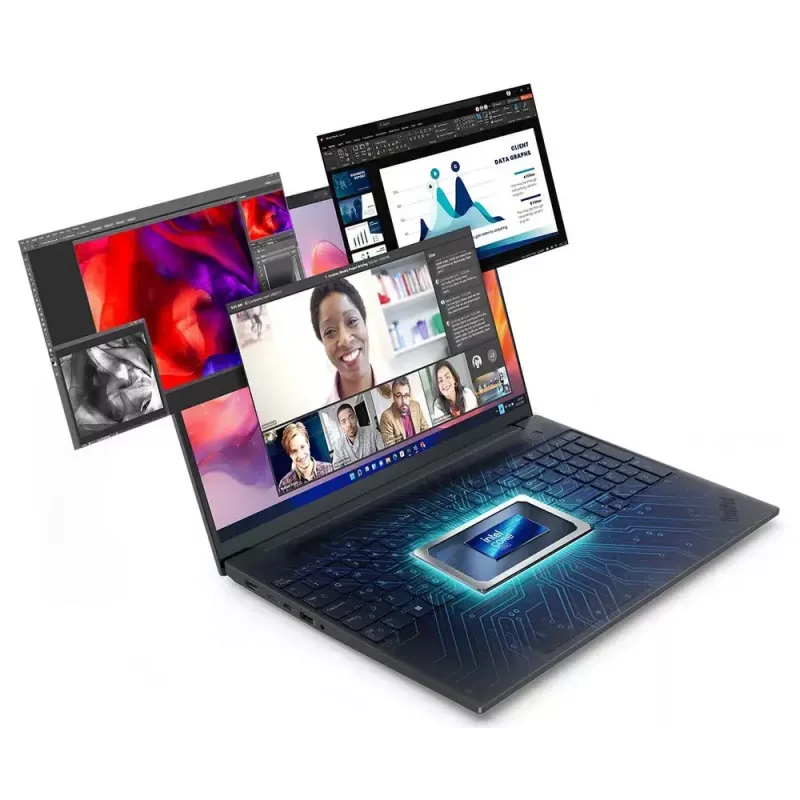 Portátil Lenovo ThinkPad E16 Gen 3 (Intel) — 16 polegadas WUXGA, Intel Core Ultra 5 225U, 16 GB DDR5, 512 GB SSD, Windows 11 Pro, preto
