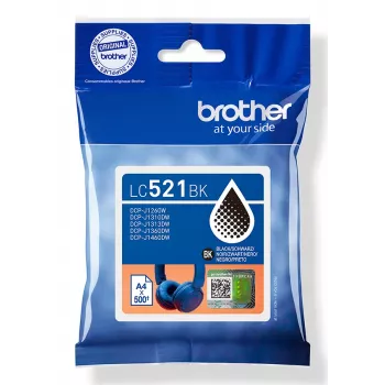 Brother LC521BK tinteiro original – preto