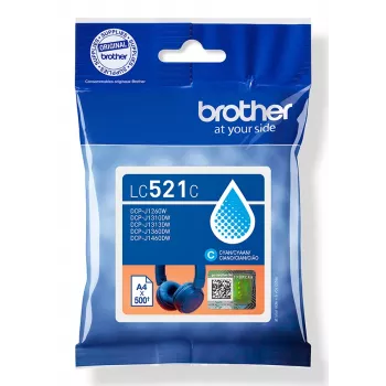 Brother LC521C tinteiro original - ciano