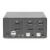 DIGITUS 2 portas DisplayPort DualView 60 Hz 4K 60fp suporte multiplataforma
