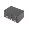 DIGITUS 2 portas DisplayPort DualView 60 Hz 4K 60fp suporte multiplataforma
