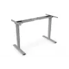 Base de mesa com regulação elétrica de altura Digitus, motor duplo, capacidade de carga 100 kg, cinzento