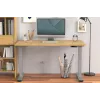 Base de mesa com regulação elétrica de altura Digitus, motor duplo, capacidade de carga 100 kg, cinzento