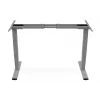 Base de mesa com regulação elétrica de altura Digitus, motor duplo, capacidade de carga 100 kg, cinzento