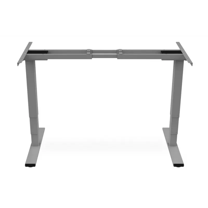 Base de mesa com regulação elétrica de altura Digitus, motor duplo, capacidade de carga 100 kg, cinzento