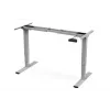 Base de mesa com regulação elétrica de altura Digitus, motor duplo, capacidade de carga 100 kg, cinzento