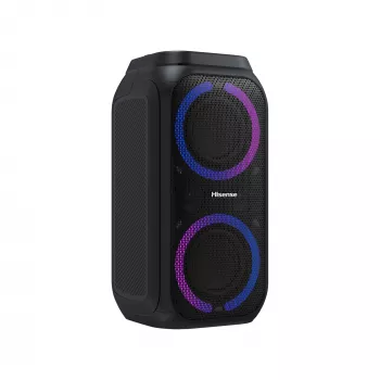 Altifalante de festa portátil HISENSE Party Rocker 160 — 160 W RMS, 2.0 canais, IPX4, preto, 6,3 kg