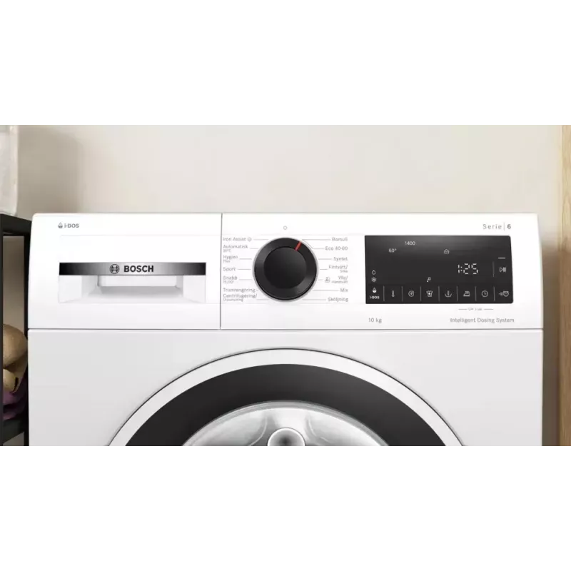Máquina de lavar de carga frontal Bosch WGG254FVSN — capacidade de 10 kg, classe energética A, 1400 rpm, visor LED, função vapor
