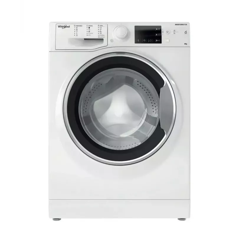 Whirlpool WRBSB 6249 W EU máquina de lavar roupa de carregamento frontal, 6 kg, 1200 rpm, classe energética C, profundidade 43 cm, branca
