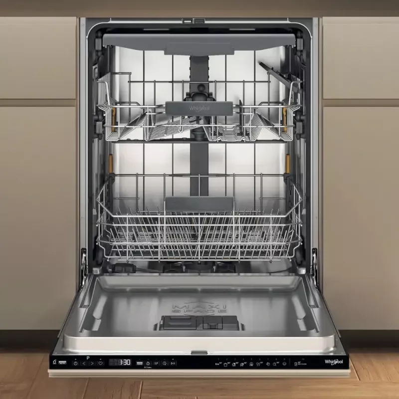 Máquina de lavar loiça encastrável Whirlpool WH6IC16B4M6T0, 16 conjuntos de louça, 44 dB