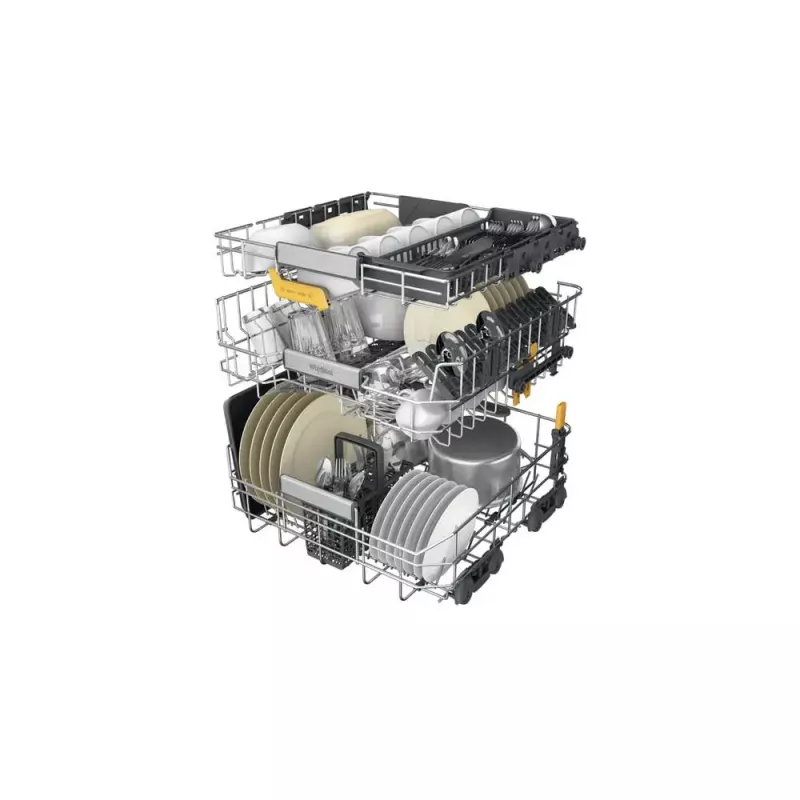 Máquina de lavar loiça encastrável WHIRLPOOL W8I HP42 L — 14 conjuntos de louça, 42 dB, tamanho completo 60 cm