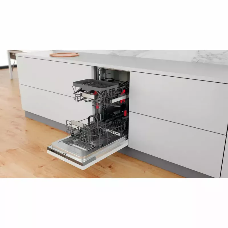 Máquina de lavar loiça encastrável estreita WHIRLPOOL WSIO 3T223 PCE X — 10 conjuntos de louça, 43 dB, 45 cm