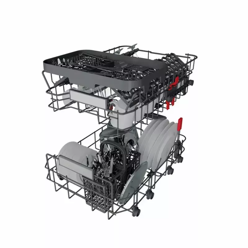 Máquina de lavar loiça encastrável estreita WHIRLPOOL WSIO 3T223 PCE X — 10 conjuntos de louça, 43 dB, 45 cm