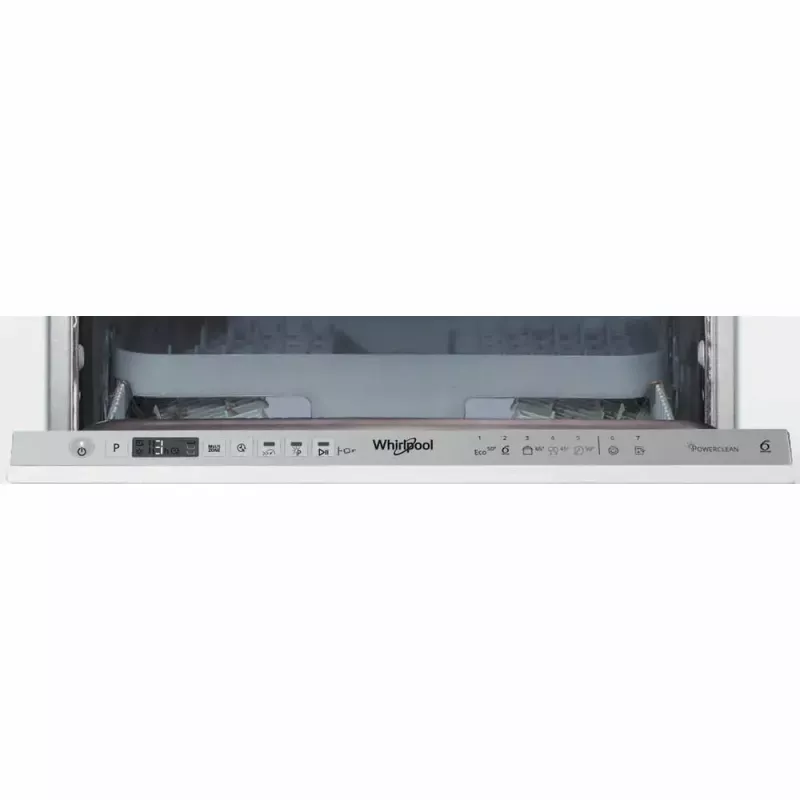Máquina de lavar loiça encastrável estreita WHIRLPOOL WSIO 3T223 PCE X — 10 conjuntos de louça, 43 dB, 45 cm