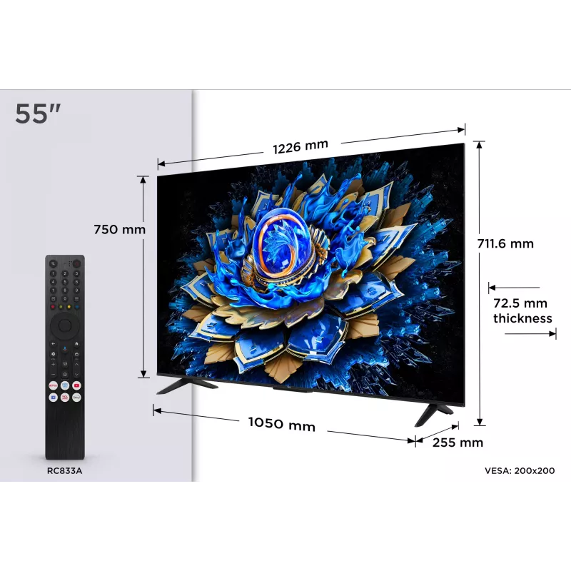 TCL 55T69C TV QLED 55