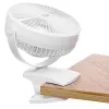 Ventilador de clipe recarregável Adler AD 7342 — 15,5 cm, 3 velocidades, oscilação, 5 W