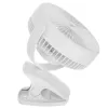 Ventilador de clipe recarregável Adler AD 7342 — 15,5 cm, 3 velocidades, oscilação, 5 W