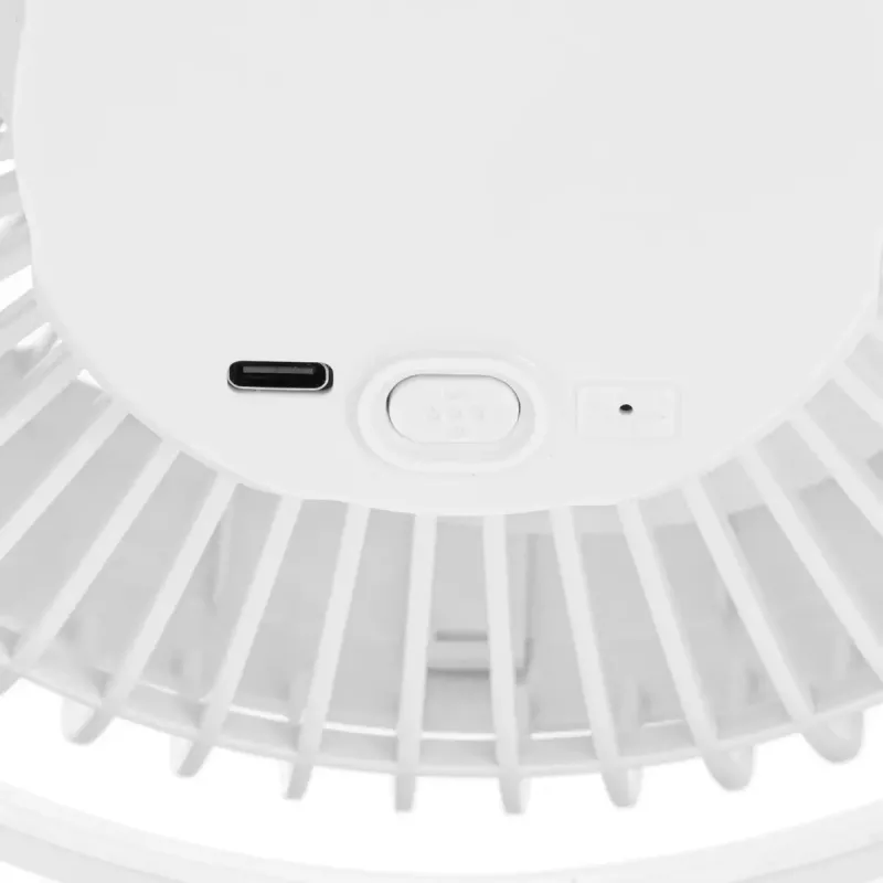 Ventilador de clipe recarregável Adler AD 7342 — 15,5 cm, 3 velocidades, oscilação, 5 W