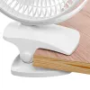 Ventilador de clipe recarregável Adler AD 7342 — 15,5 cm, 3 velocidades, oscilação, 5 W