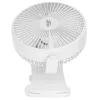 Ventilador de clipe recarregável Adler AD 7342 — 15,5 cm, 3 velocidades, oscilação, 5 W