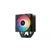 Arrefecedor de CPU a ar DeepCool AG500 BK ARGB V2 — arrefecedor torre para sockets Intel e AMD, dissipador de lamelas empilhadas, iluminação ARGB
