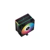 Arrefecedor de CPU a ar DeepCool AG500 BK ARGB V2 — arrefecedor torre para sockets Intel e AMD, dissipador de lamelas empilhadas, iluminação ARGB