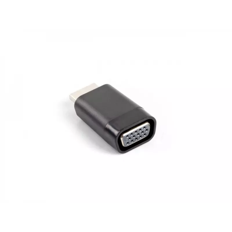Lanberg AD-0016-BK adaptador HDMI-A (macho) para VGA (fêmea), preto