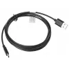 Cabo USB LANBERG CA-USBO-10CC-0018-BK USB 2.0, USB A (macho) para USB C (macho), 1,8 m, preto