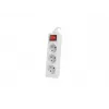 Extensão elétrica Lanberg PS1-03E-0150-W 1,5 m 3 tomadas AC Interior Branco