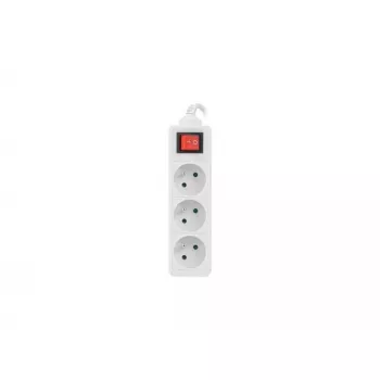 Extensão elétrica Lanberg PS1-03E-0150-W 1,5 m 3 tomadas AC Interior Branco