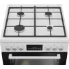 Fogão independente Beko FBM62330GWDTN elétrico gás preto branco 72L A
