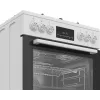 Fogão independente Beko FBM62330GWDTN elétrico gás preto branco 72L A