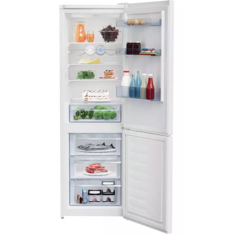 Combinado frigorífico-congelador BEKO RCSA366K40WN — independente 343 L (223 L frigorífico, 120 L congelador), branco, classe energética E
