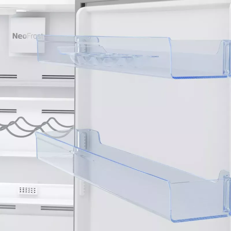 Combinado frigorífico-congelador BEKO RCSA366K40WN — independente 343 L (223 L frigorífico, 120 L congelador), branco, classe energética E