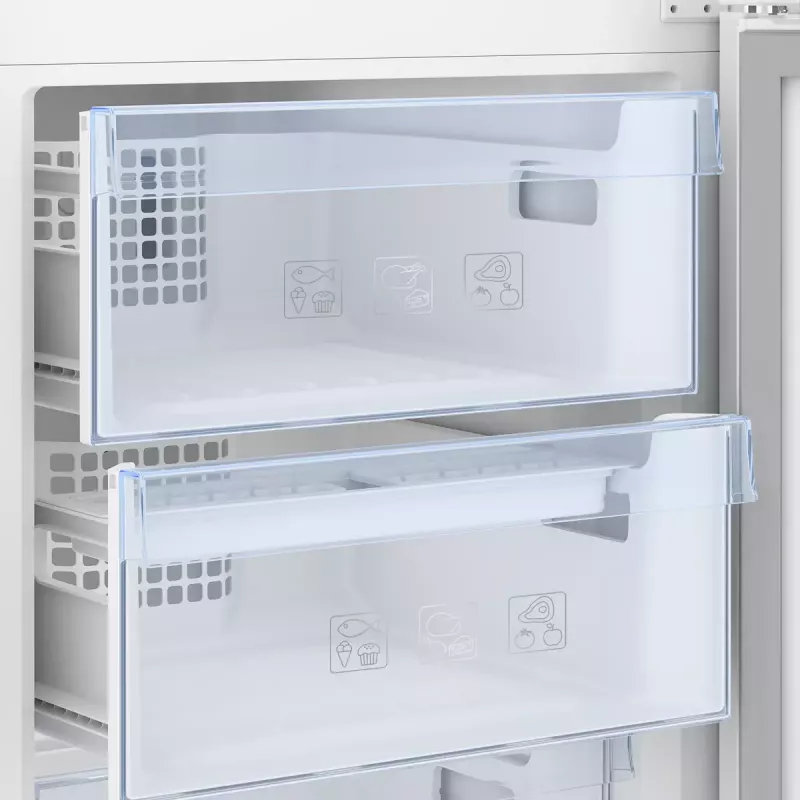 Combinado frigorífico-congelador BEKO RCSA366K40WN — independente 343 L (223 L frigorífico, 120 L congelador), branco, classe energética E