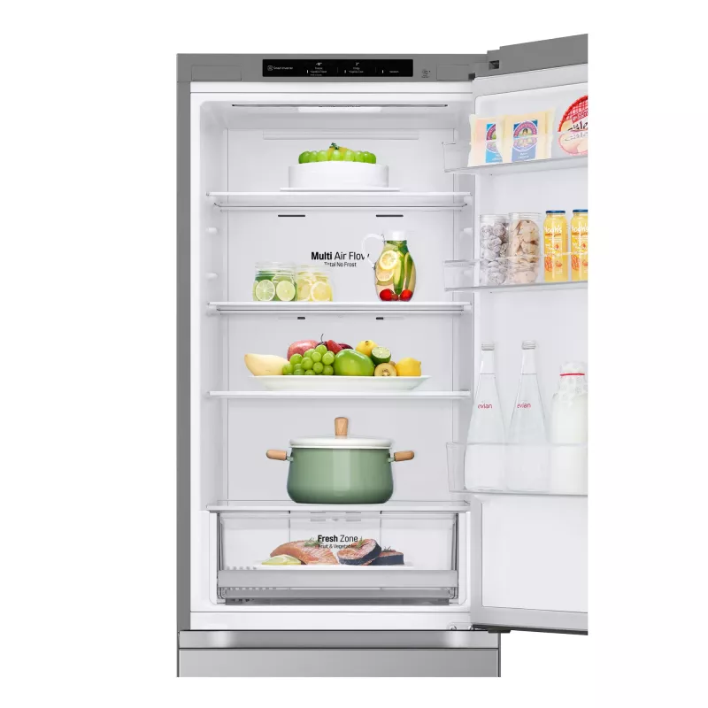 Combinado frigorífico-congelador LG GBV21L0EPY, independente 344 L (234 L frigorífico / 110 L congelador), No Frost, Inverter, prateado