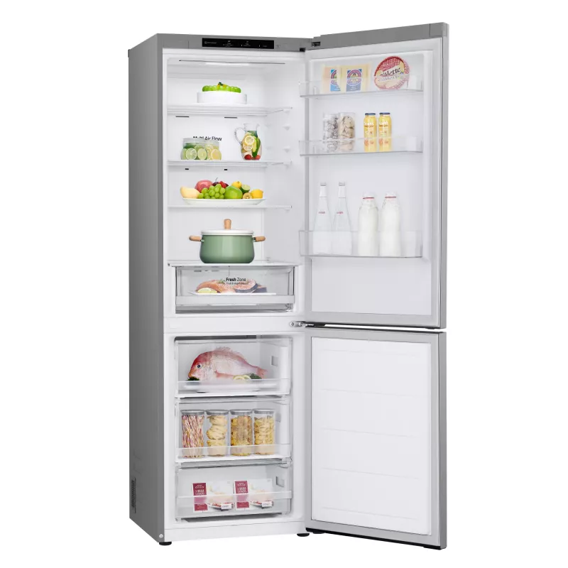 Combinado frigorífico-congelador LG GBV21L0EPY, independente 344 L (234 L frigorífico / 110 L congelador), No Frost, Inverter, prateado