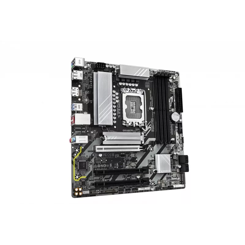 Placa-mãe GIGABYTE B860M DS3H - CPUs Intel Core Ultra Series, VRM 5+1+2+1 fases, até 9066MHz DDR5, 1xPCIe 5.0 + 1xPCIe 4.0 M.2, 2.5GbE LAN, USB 3.2 Gen 2