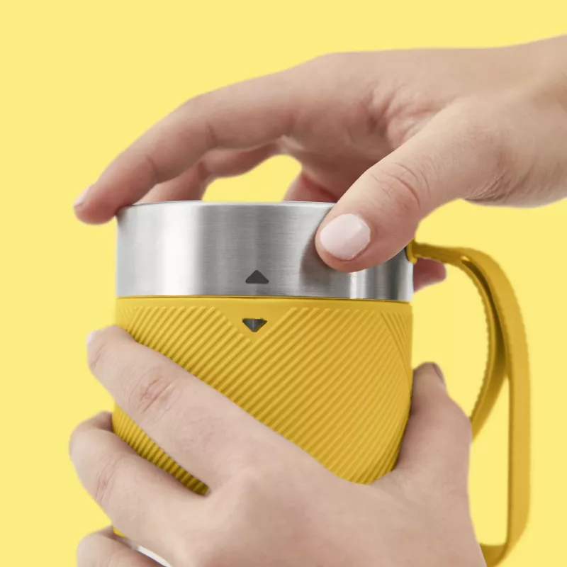 Batedeira portátil Tefal Lightmix BL1C0230 – 0,3 l, recarregável Li‑Ion 1200 mAh, aço inoxidável/amarelo