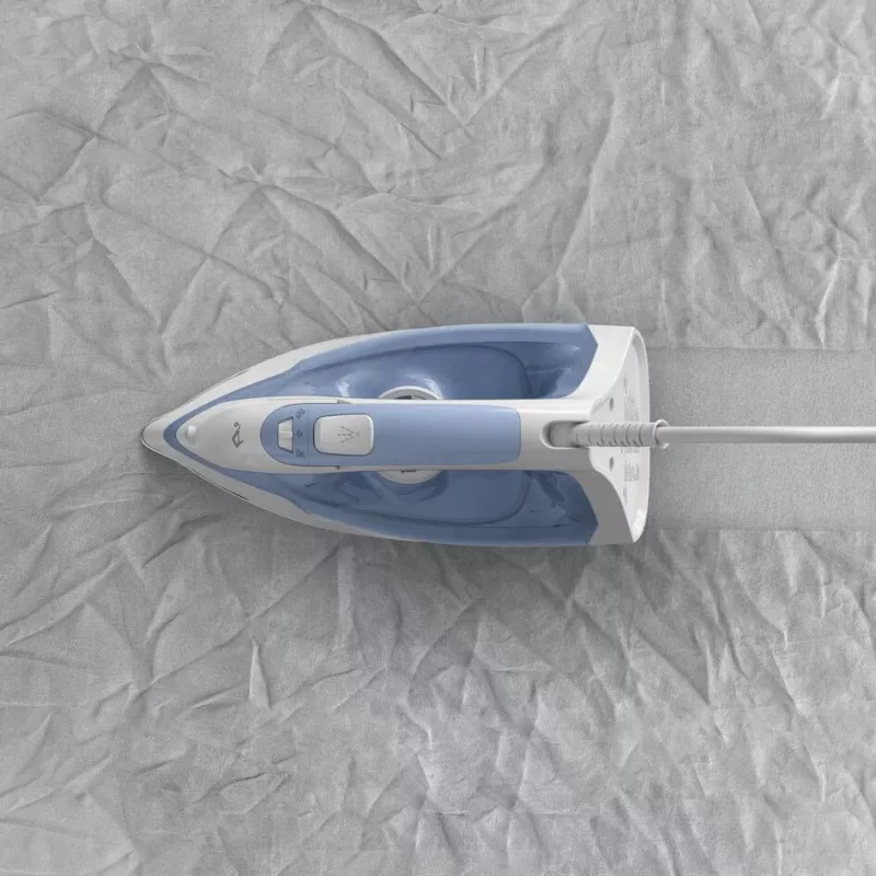Ferro de engomar Tefal Virtuo 30 FV2C41E0 Ferro a seco e a vapor Sola de cerâmica 2000 W Azul, Branco