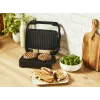 Grelhador de contacto Tefal Inicio Compact GC270D10 — retangular 1000 W, grelha superior, preto/aço inoxidável
