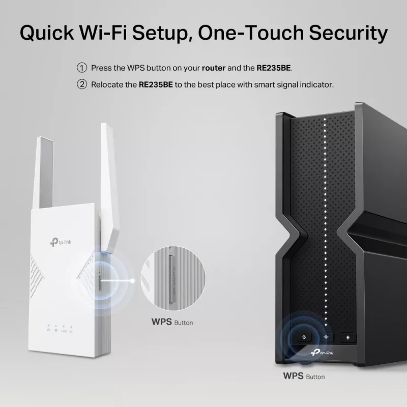Emissor e recetor de rede TP‑LINK BE3600 2882 Mbit/s, Dualband 2,4/5 GHz, 1× RJ‑45, Branco