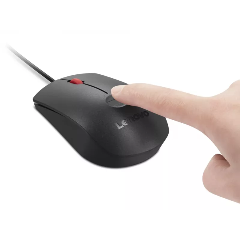 Rato Lenovo 4Y51S24029 Escritório Ambidestro USB Type-A Ótico 2000 DPI