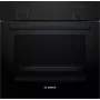 Forno elétrico de encastrar Bosch Serie 2 HBF010BA1 — 66 L, Classe energética A, botões rotativos, preto