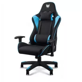 Cadeira gaming universal Acer PGC331 preto/azul, carga máx. 120 kg, W690×D550×H138,5 cm