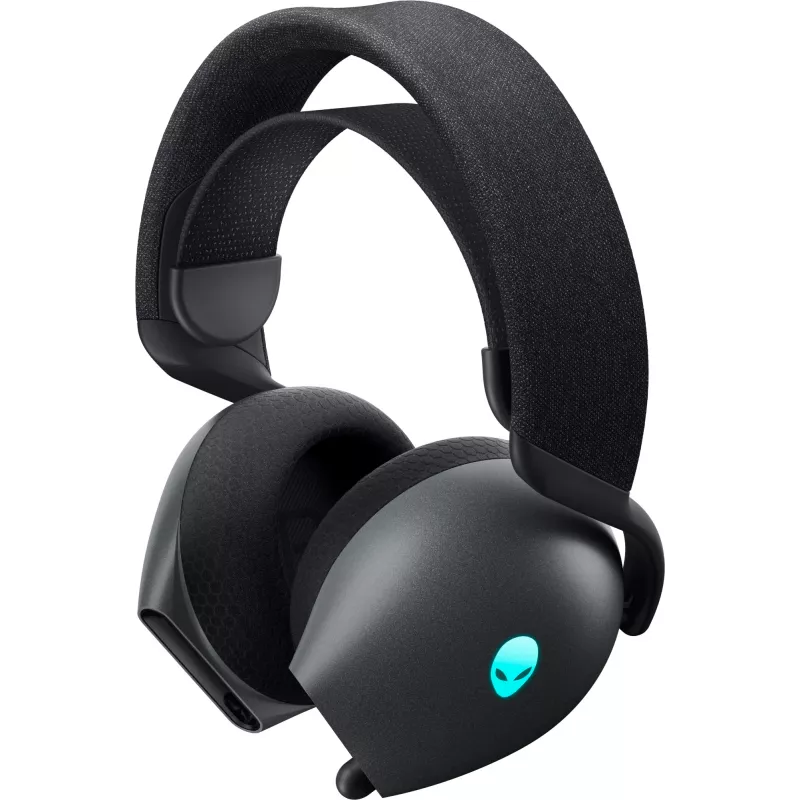 Headset Alienware AW725H Com fios e sem fios Arco Gaming USB Type-C Bluetooth Preto