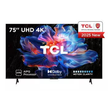 Televisor TCL V6C 75V6C 190,5 cm (75 polegadas) 4K Ultra HD Smart TV Wi-Fi Metálico 330 cd/m²