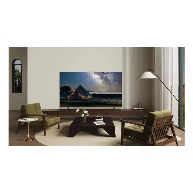 Televisor TCL T69C 75T69C 190,5 cm (75 polegadas) 4K Ultra HD Smart TV Wi-Fi Preto 350 cd/m²