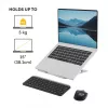 Suporte para portátil Fellowes Alumia portátil tamanho máx. 15 polegadas peso máx. 5 kg Prateado