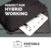 Suporte para portátil Fellowes Alumia portátil tamanho máx. 15 polegadas peso máx. 5 kg Prateado